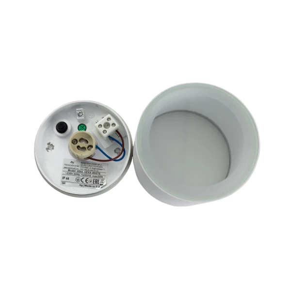 Фасадний світильник Nowodvorski HEXA GU10 білий 9564 - Фото 2