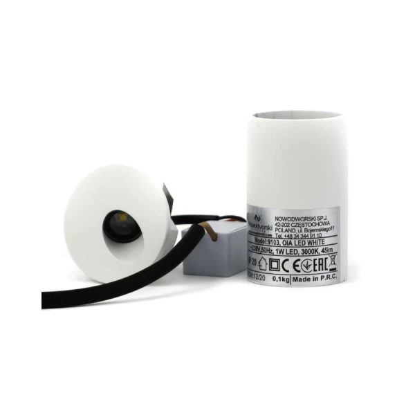 Вуличний світильник Nowodvorski OIA 1Вт 3000К білий 9103 - Фото 7