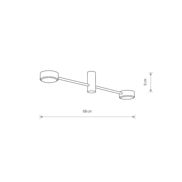 Світильник стельовий Nowodvorski ORBIT GX53 білий 7938 - Фото 2