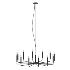 Nowodvorski ORTO E14 чорний 11464. Люстра свічка