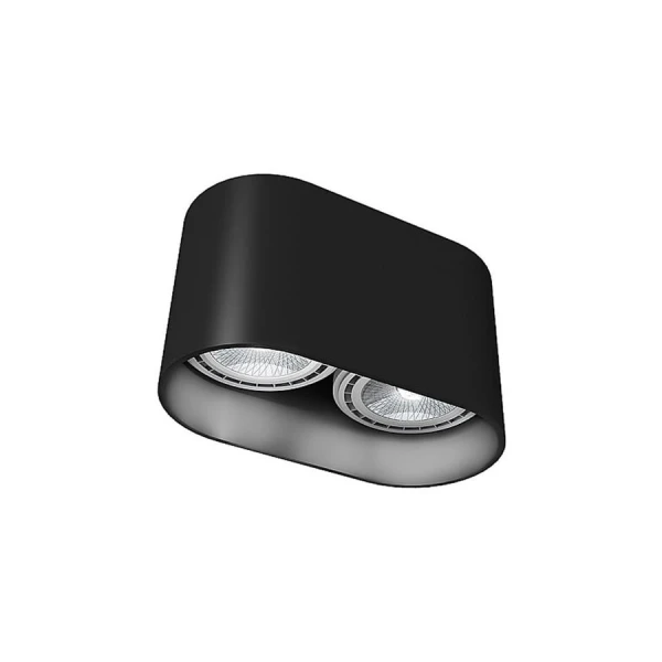 Точковий світильник Nowodvorski OVAL GU10 чорний 9240 - Фото 1