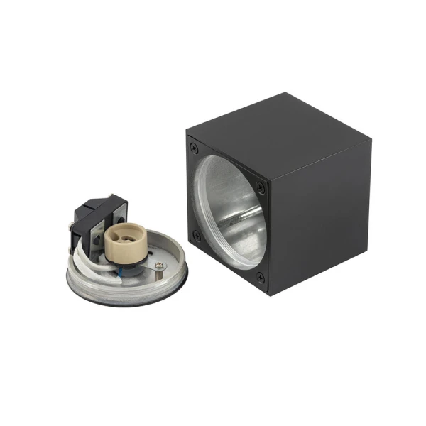 Світильник у ванну Nowodvorski PARANA GU10 чорний 10718 - Фото 4