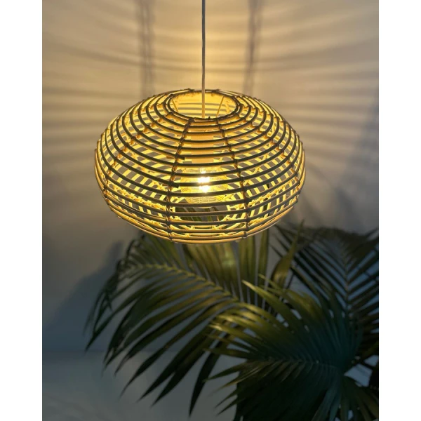 Підвісний світильник Nowodvorski RATTAN E27 бежевий 11153 - Фото 10