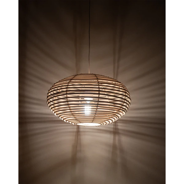 Підвісний світильник Nowodvorski RATTAN E27 бежевий 11153 - Фото 2