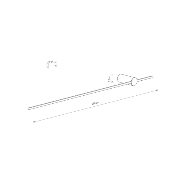 Лінійне бра Nowodvorski SABER LED 16Вт 3000К оливковий 11381 - Фото 2