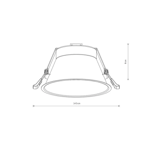 Світильник точковий врізний Nowodvorski UNO GX53 білий 10844 - Фото 6