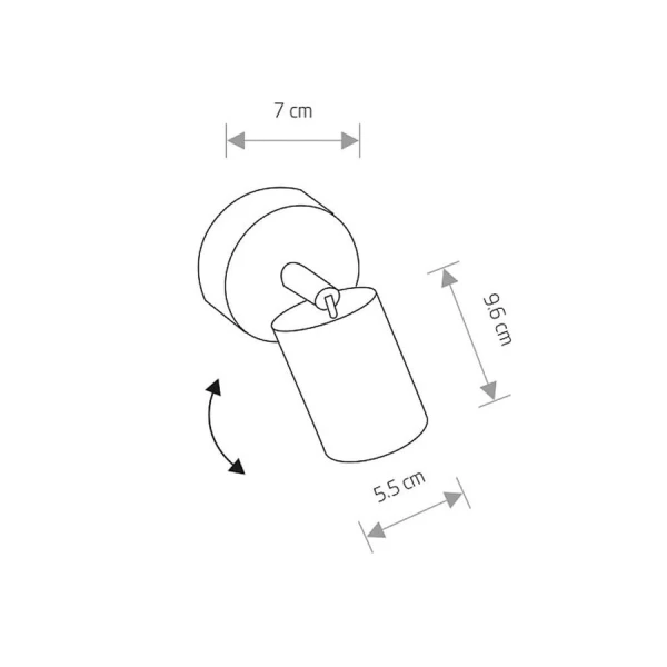 Світильник спот Nowodvorski EYE SPOT GU10 чорний 6018 - Фото 2