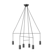 Nowodvorski IMBRIA GU10 чорний 9677. Люстра сучасна