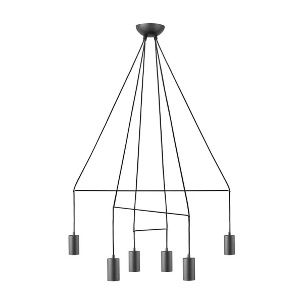 Сучасна люстра Nowodvorski IMBRIA GU10 чорний 9677 - Фото 1