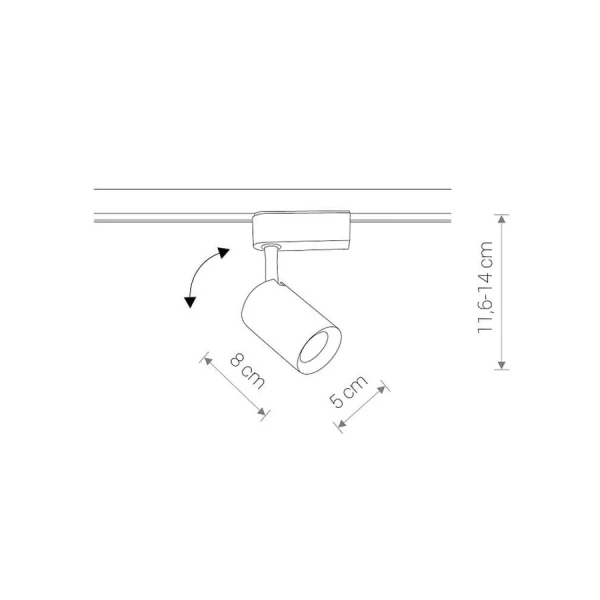Світильник трековий Nowodvorski IRIS 7Вт 4000К білий 8997 - Фото 2
