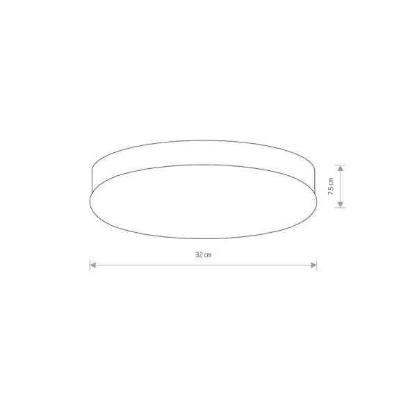 Світильник стельовий Nowodvorski KASAI E27 сірий (хром) 9490 - Фото 2