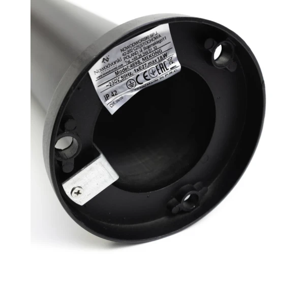 Світильник вуличний Nowodvorski MEKONG E27 графітовий 4698 - Фото 4