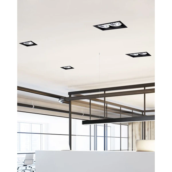 Світильник точковий врізний Nowodvorski MOD GU10 чорний 9417 - Фото 3