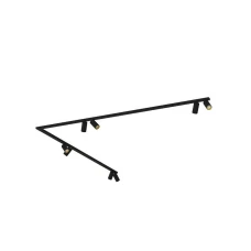 Nowodvorski MONO CORNER GU10 чорний 7702. Спот світильник