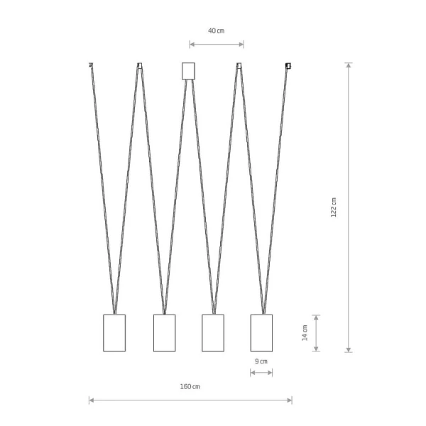 Підвісний світильник Nowodvorski MORE TONE GU10 чорний 7814 - Фото 2