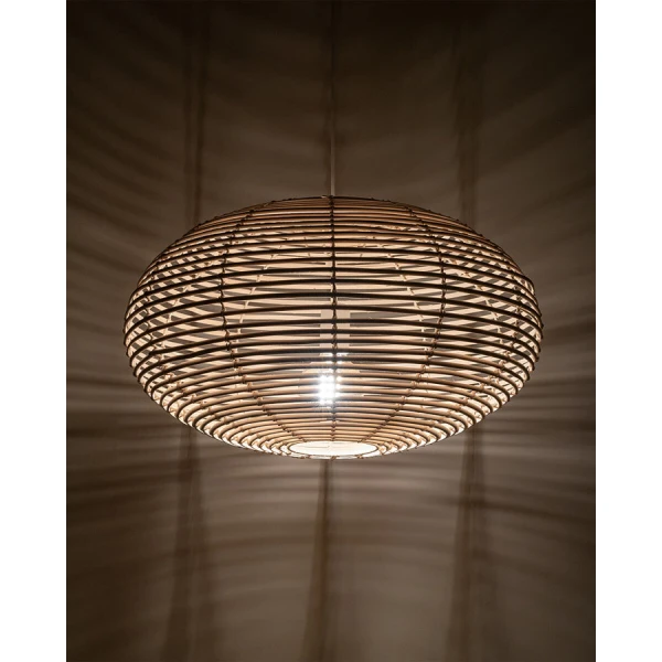 Підвісний світильник Nowodvorski RATTAN E27 бежевий 11154 - Фото 2