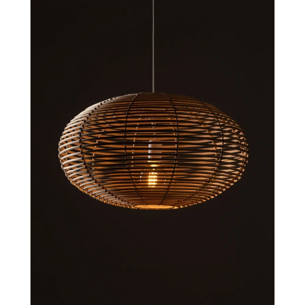 Підвісний світильник Nowodvorski RATTAN E27 бежевий 11154 - Фото 3