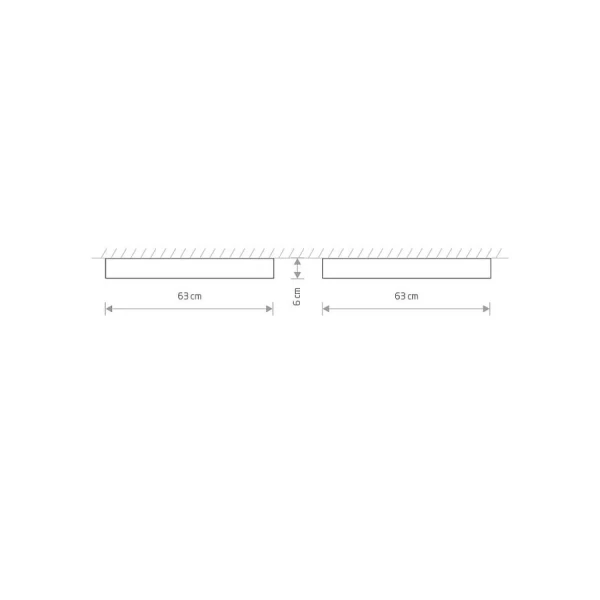 Світильник стельовий Nowodvorski SOFT LED G13 3000К графітовий 7530 - Фото 4