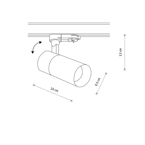 Світильник трековий Nowodvorski CTLS TINOS 20Вт 4000К білий 10394 - Фото 6