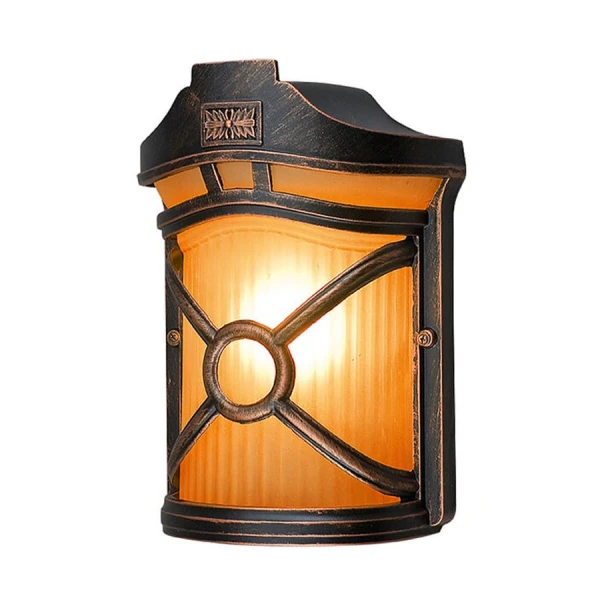 Світильник вуличний настінний Nowodvorski DON E27 чорний 4687 - Фото 1