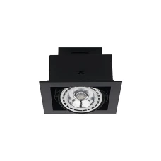 Nowodvorski DOWNLIGHT GU10 чорний 9571. Точковий світильник врізний