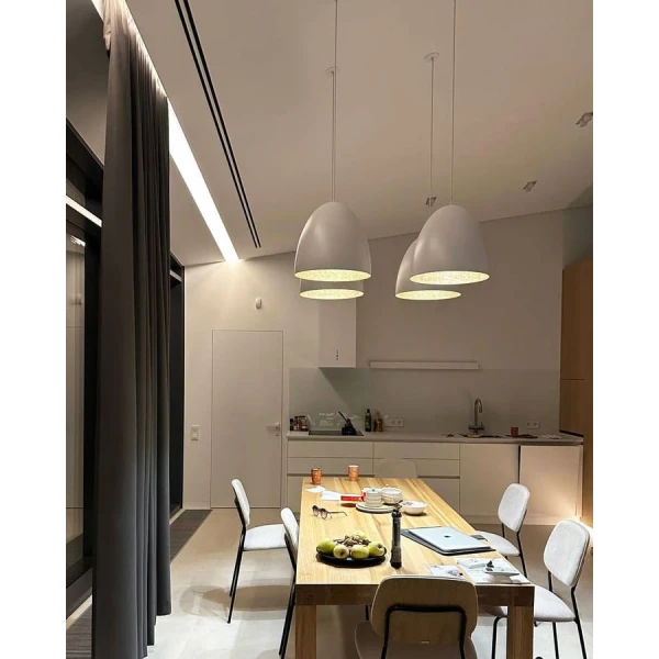 Підвісний світильник Nowodvorski EGG E27 білий 9023 - Фото 4