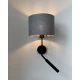 Настінний світильник (бра) Nowodvorski HOTEL PLUS E27;G9 сірий 9071