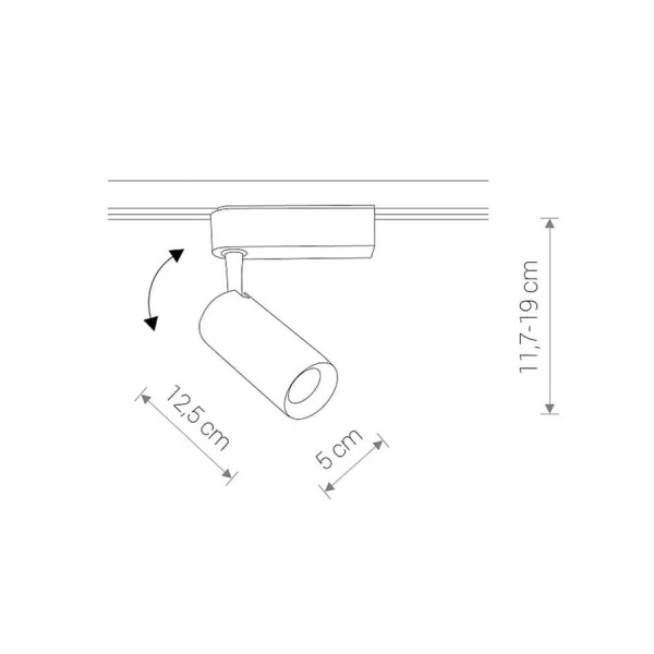 Світильник трековий Nowodvorski IRIS 12Вт 3000К білий 9000 - Фото 2