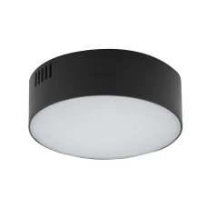 Nowodvorski LID 15Вт 4000К чорний 10415. Стельовий світильник