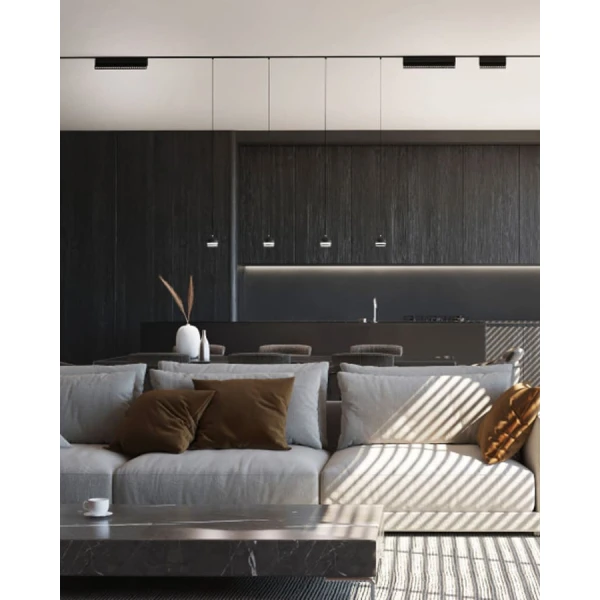 Магнітний трековий світильник Nowodvorski LVM 9Вт 3000К чорний 10145 - Фото 2