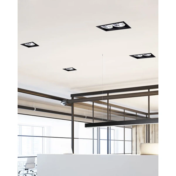 Світильник точковий врізний Nowodvorski MOD GU10 чорний 9416 - Фото 3