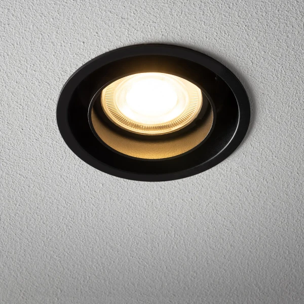 Світильник точковий врізний Nowodvorski MONO GU10 чорний 10799 - Фото 7