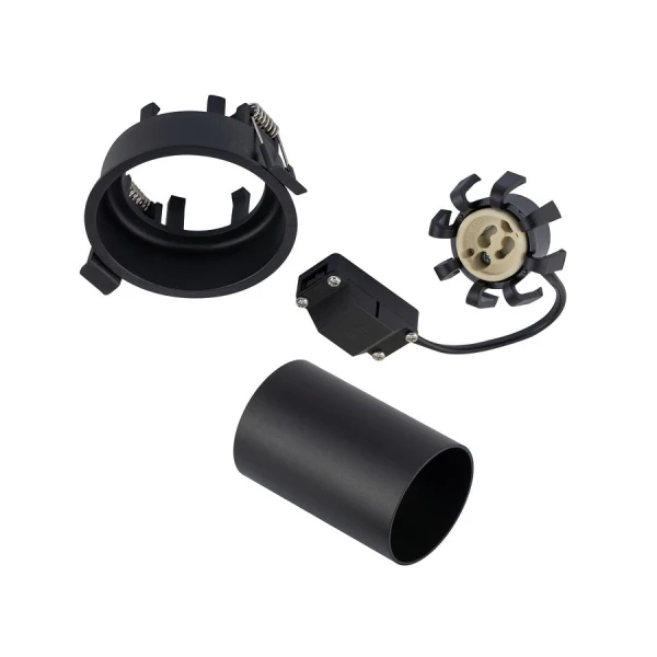 Світильник точковий врізний Nowodvorski MONO GU10 чорний 10799 - Фото 8