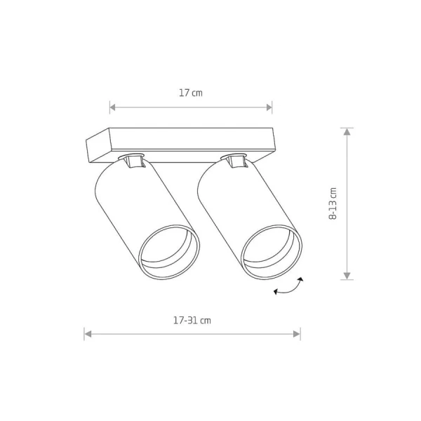 Світильник спот Nowodvorski MONO GU10 латунний 7782 - Фото 8