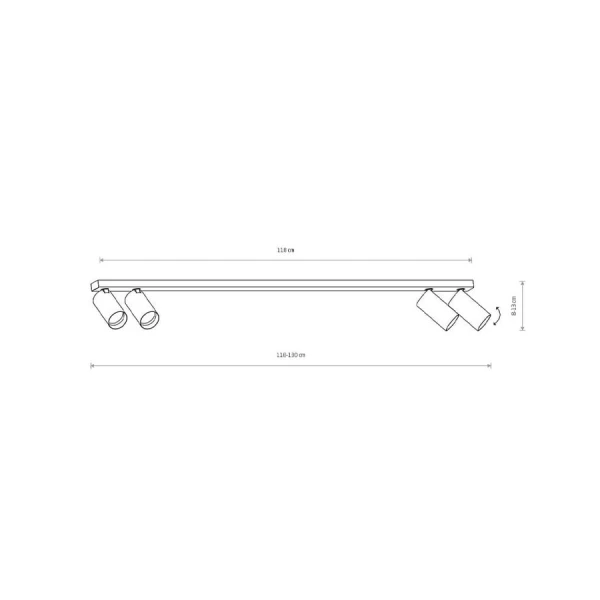 Світильник спот Nowodvorski MONO GU10 латунний 7784 - Фото 3
