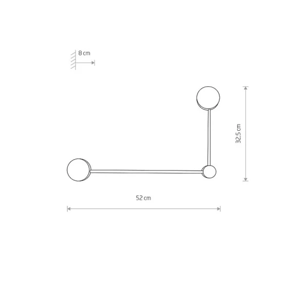 Лінійне бра Nowodvorski ORBIT GX53 чорний 10638 - Фото 2