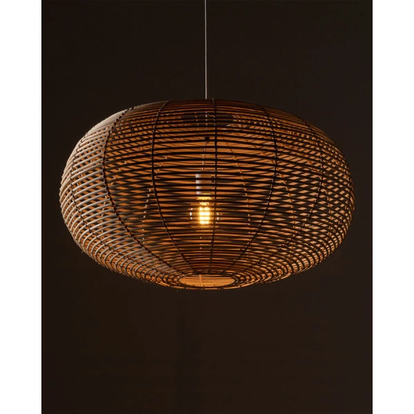 Підвісний світильник Nowodvorski RATTAN E27 бежевий 11155 - Фото 3