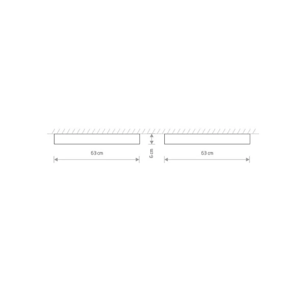 Світильник стельовий Nowodvorski SOFT LED G13 3000К білий 7544 - Фото 4