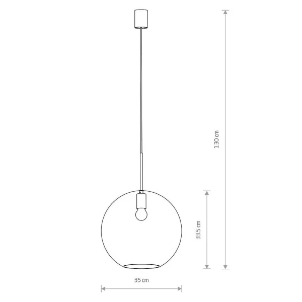 Підвісний світильник Nowodvorski Sphere E27 чорний 7846 - Фото 4