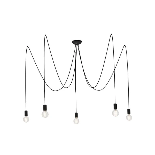 Сучасна люстра Nowodvorski SPIDER E27 чорний 6788 - Фото 1