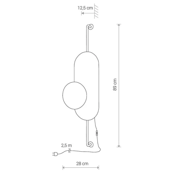 Настінний світильник (бра) Nowodvorski WHEEL G9 золотий 8430 - Фото 2