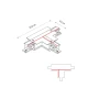З'єднувач т-подібний Nowodvorski CTLS RECESSED чорний 8246