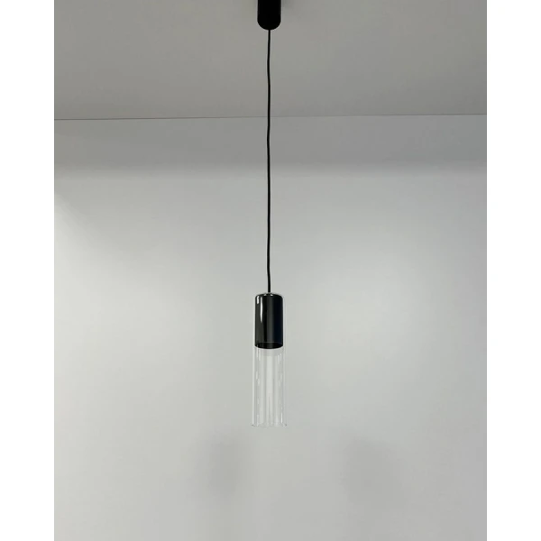 Підвісний світильник Nowodvorski CYLINDER GU10 чорний 7865 - Фото 2