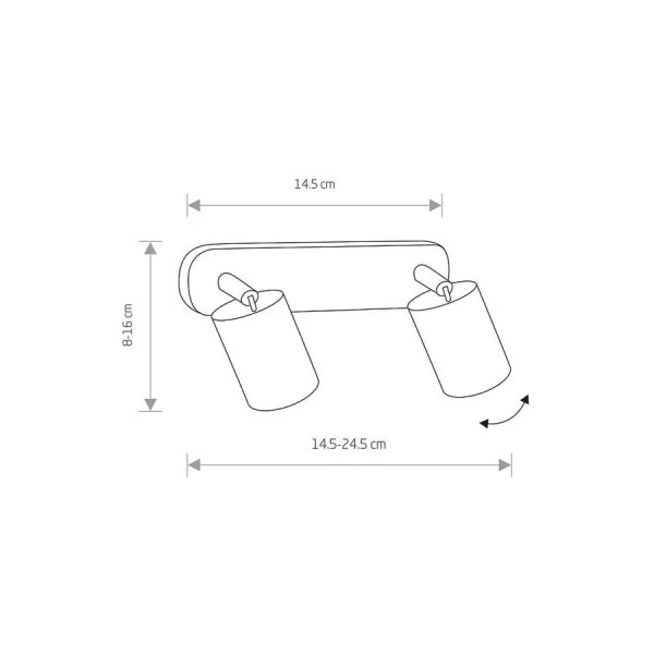 Світильник спот Nowodvorski EYE SPOT GU10 чорний 6020 - Фото 2