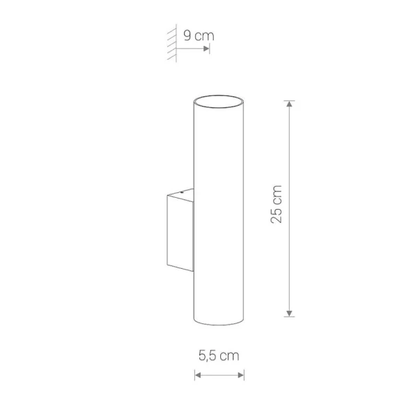 Підсвітка стіни Nowodvorski EYE WALL GU10 чорний 8072 - Фото 2