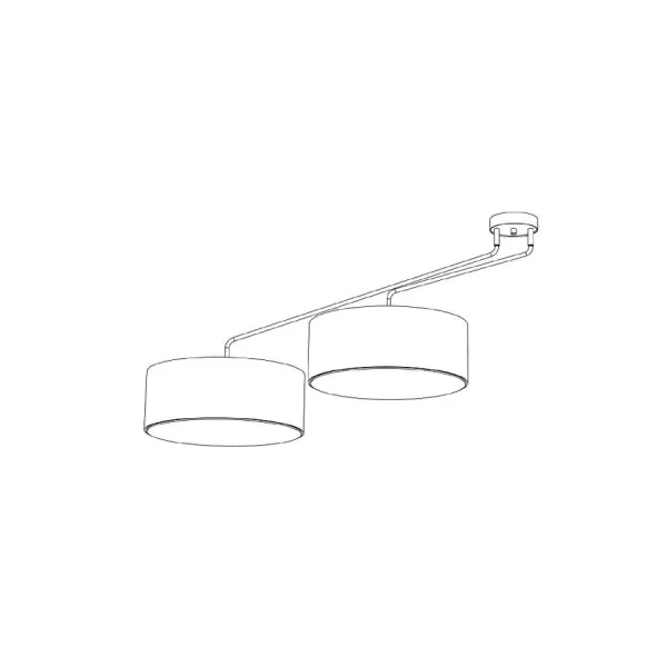 Світильник стельовий Nowodvorski FALCON E27 сірий 7948 - Фото 3