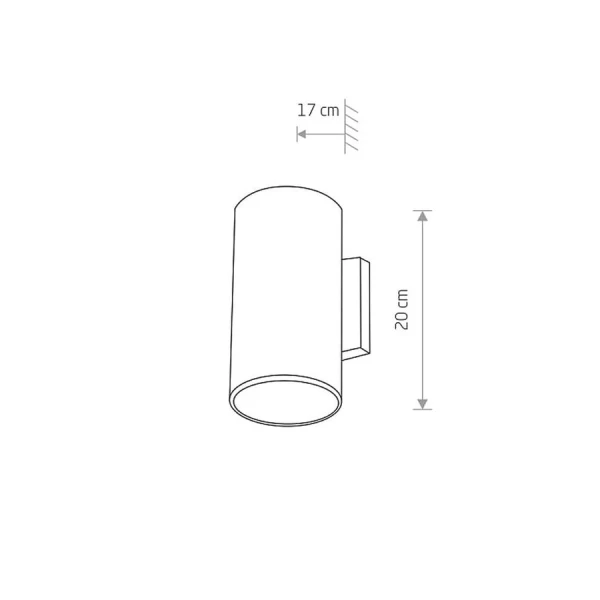 Фасадний світильник Nowodvorski FOG E27 графітовий 3402 - Фото 9