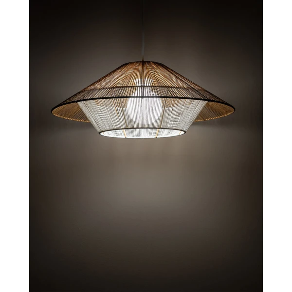 Підвісний світильник Nowodvorski JAPANDI E27 бежевий 11156 - Фото 3