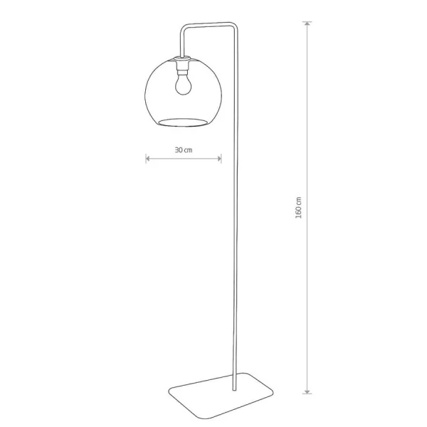 Торшер Nowodvorski MONACO E27 чорний 8794 - Фото 4