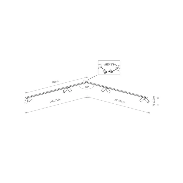Світильник спот Nowodvorski MONO CORNER GU10 білий 7753 - Фото 2